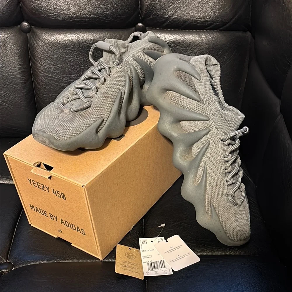 Adidas Yeezy 450 Gray Sneakers - Picture 1 of 10